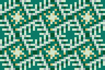 Seamless traditional woven pattern called Anyaman