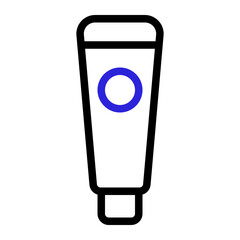 This is the Lotion icon from the holidays icon collection with an Outline Color style