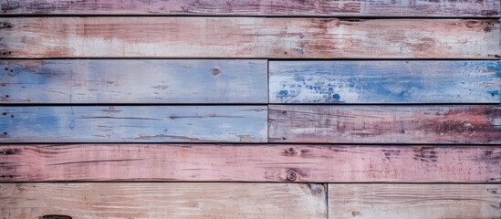 Naklejka premium A detailed shot of a vibrant rectangular wooden facade with intricate patterns and a window, showcasing the beautiful hardwood building material and wood stain flooring