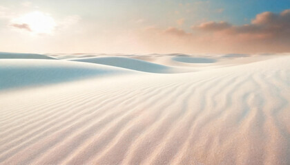 Fototapeta na wymiar Beautiful white desert background.