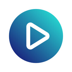 play button gradient icon