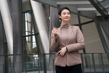 Confident Professional Woman at Corporate Environment