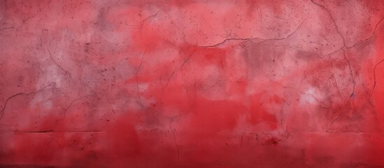 Close up of a magenta wall with a blurred peachy sky background, displaying tints and shades of...