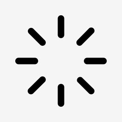 loading glyph icon
