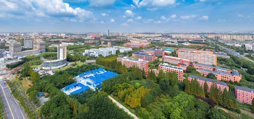 Fototapete Minhang Campus of East China Normal University in Shanghai, China © Weiming