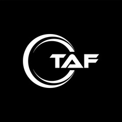 TAF Letter Logo Design, Inspiration for a Unique Identity. Modern Elegance and Creative Design. Watermark Your Success with the Striking this Logo.