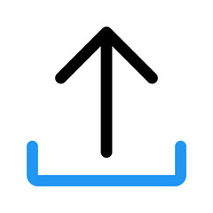 upload line color icon