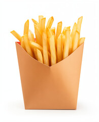 Freshly fried french fries, generation AI