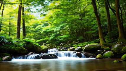 waterfall in the forest