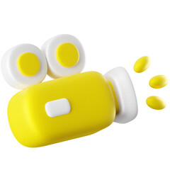 3D Icon Videography Illustration