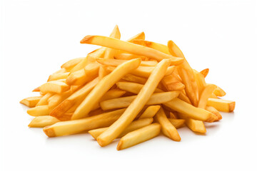 Freshly fried french fries, generation AI