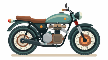 Obraz premium Royalty-Free, High-Resolution Motorcycle Vector Graphic 