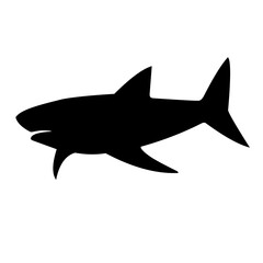 shark silhouette icon