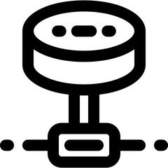 database icon. vector line icon for your website, mobile, presentation, and logo design.