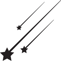 Shooting Star Silhouette 