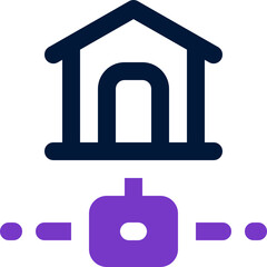 home server icon. vector dual tone icon for your website, mobile, presentation, and logo design.