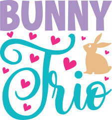 bunny trio