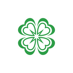 clover logo icon vector