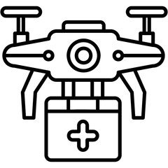 Medical Drone Icon