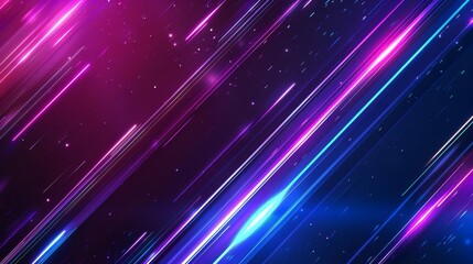 Fototapeta na wymiar Futuristic abstract background with glowing neon lines and sci-fi inspired elements
