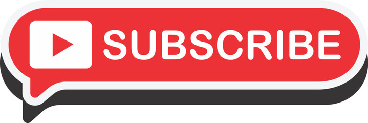 Button Banner Subscribe Vector 