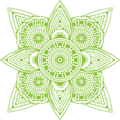 Beautiful mandala art, vector mandala design