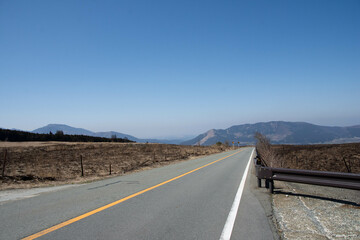 阿蘇の道路