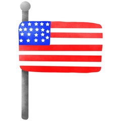 Whimsical Gnome Independence Day Clipart Collection