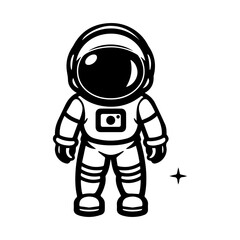 astronaut character vector