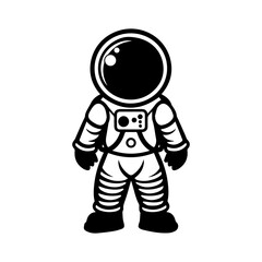 astronaut character vector