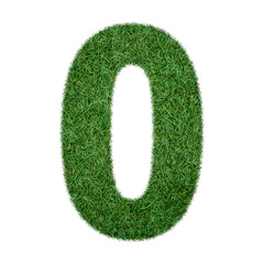 Realistic grass texture number 0, zero png, transparent background