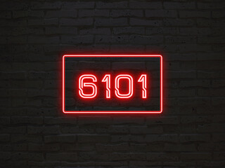 6101のネオン文字