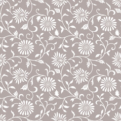 Seamless vector textile fabric pattern design