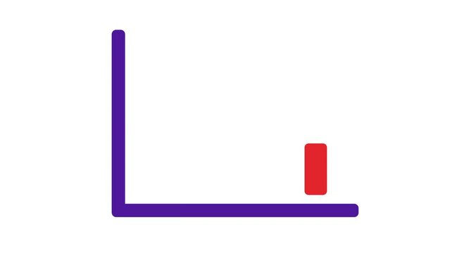 Animation Growing down of Business Analytics