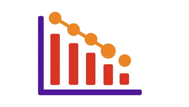 Animation Growing down of Business Analytics