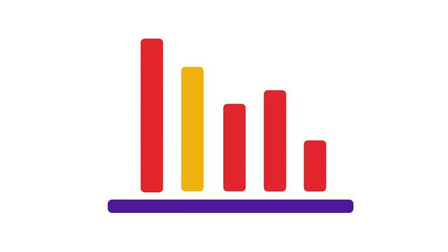 Animation Growing down of Business Analytics