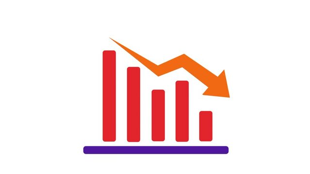 Animation Growing down of Business Analytics
