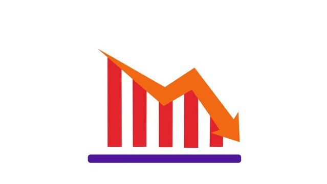 Animation Growing down of Business Analytics