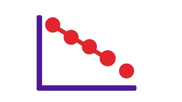 Animation Growing down of Business Analytics