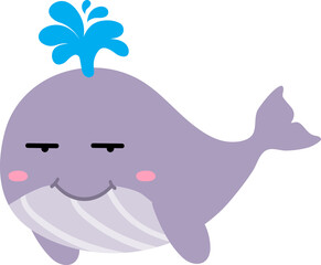 cute whale cartoon
