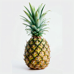 Fototapeta premium a pineapple sitting on a white surface