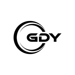 GDY Logo Design, Inspiration for a Unique Identity. Modern Elegance and Creative Design. Watermark Your Success with the Striking this Logo. - obrazy, fototapety, plakaty