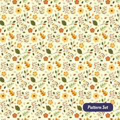 Obraz premium flowers pattern, design, decoration, background