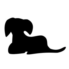 dog pet silhouette