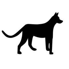 dog pet silhouette