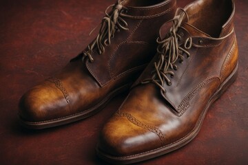 Shoe meticulously craftsmanship.