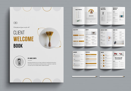 Welcome Guide Template Design