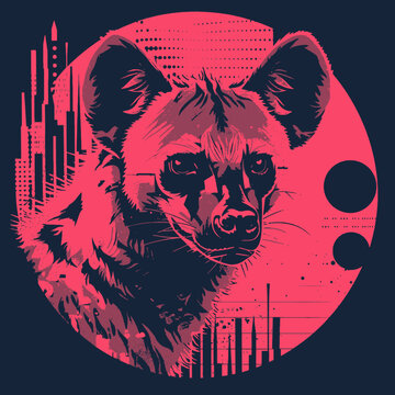 hyena head loogo