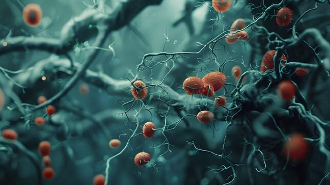 Neuron Tree of Life: Cinematic Photography of Blood Clot Formation and Treatment in Brain Cells