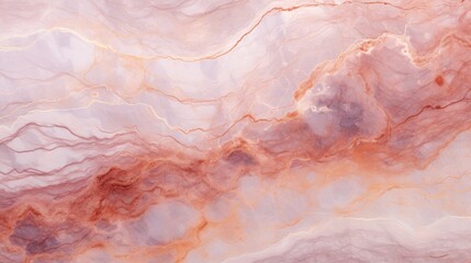 Fototapeta premium Vibrant Pink and Orange Marble Texture Background with Abstract Swirling Patterns
